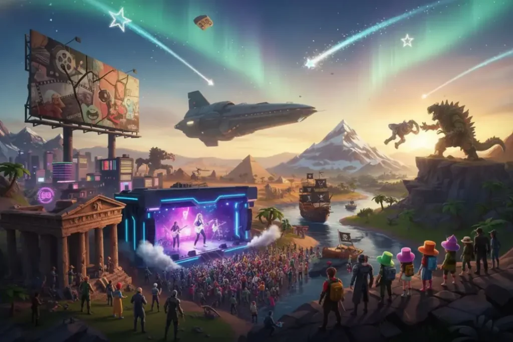 Фортнайт коллаборации 2025: кино, музыка и поп-культура на острове Battle Royale